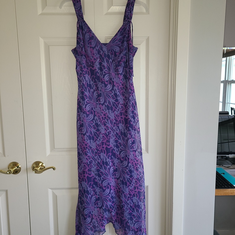 Purple Floral Dress